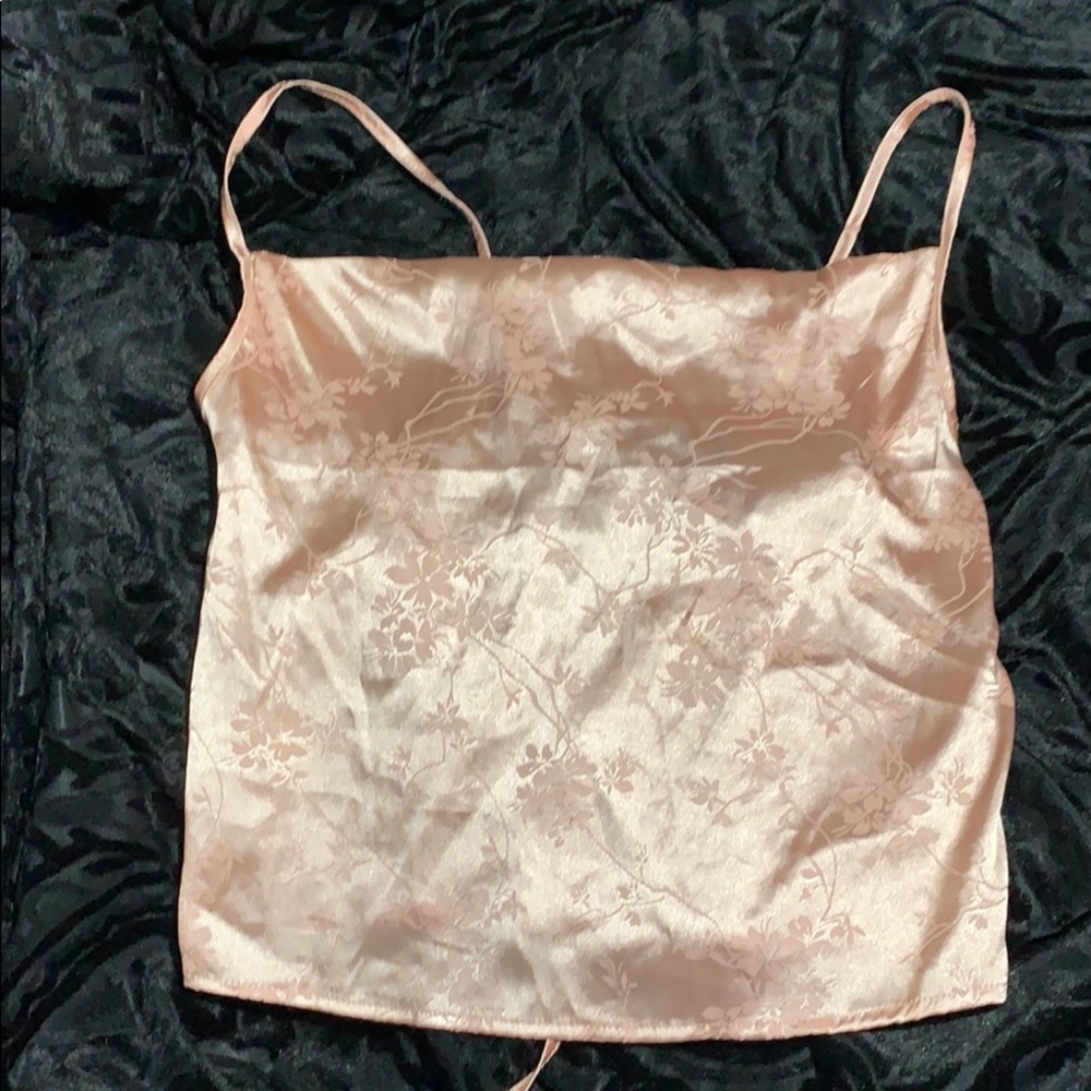 Cultural flower printed crop top